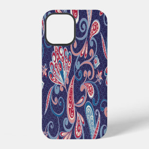 Funda Para iPhone 12 Floral Étnico: Sin costuras Oriental Abstracto.