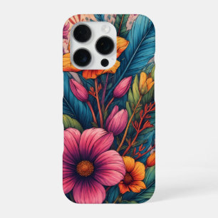 Funda Para iPhone 16 Pro Floral Exótico