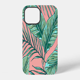 Funda Para iPhone 12 Floral Jungla Tropical: Patrón de Hojas de Palma