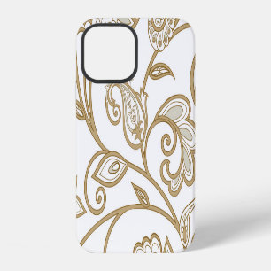 Funda Para iPhone 12 Floral Oriental: Florece Tiled Étnico.