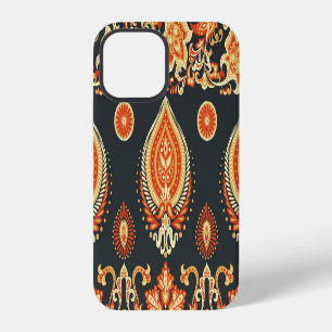 Funda Para iPhone 12 Floral Paisley: Sin Costuras Étnico Oriental