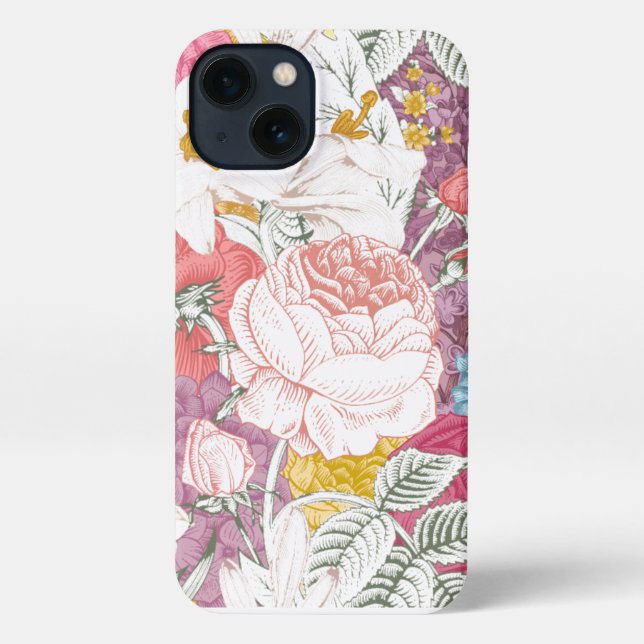 Funda Para iPhone floral pattern cell phone case (Reverso )