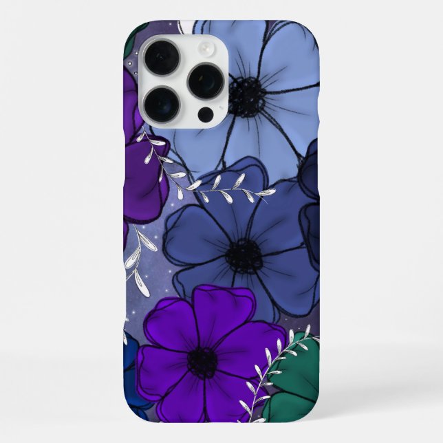 Funda Para iPhone Floral Phone Case (Reverso )