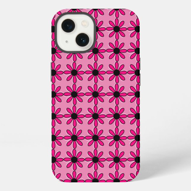 Funda Para iPhone Floral rosa (Reverso )