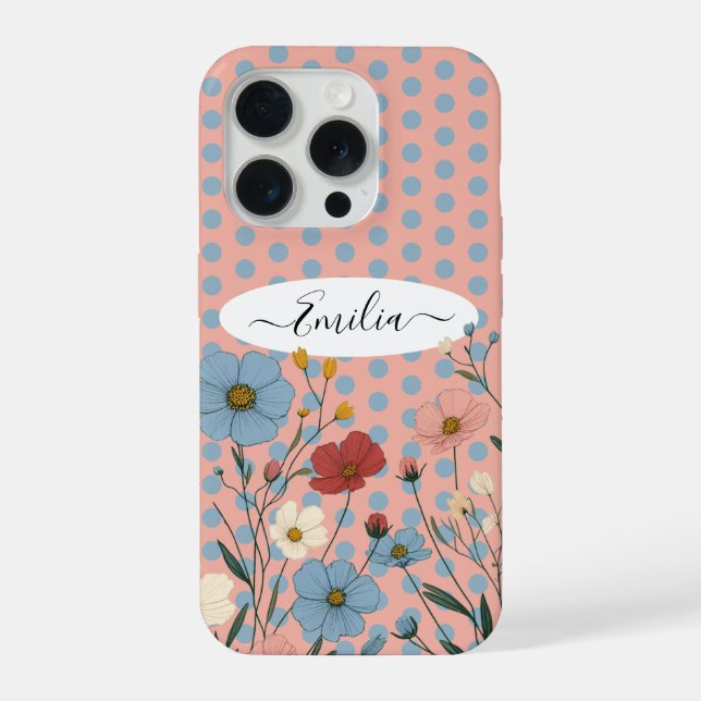 Funda Para iPhone Floral Salvaje  (Reverso )