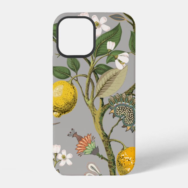 Funda Para iPhone Floral seamless pattern. Botanical wallpaper. Plan (Reverso )
