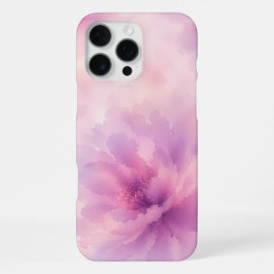 Funda Para iPhone 16 Pro Max Florecimiento abstracto de lavanda rosa acuarela