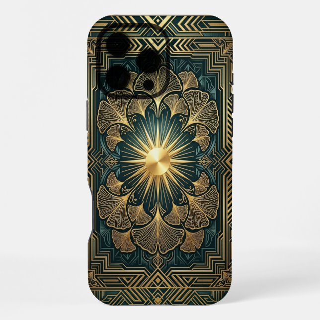 Funda Para iPhone Florecimiento de Mandala Dorado | Funda de iPhone  (Reverso )