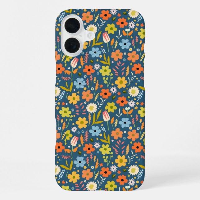 Funda Para iPhone flores (Reverso )