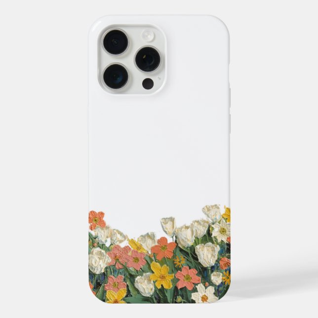 Funda Para iPhone flores (Reverso )