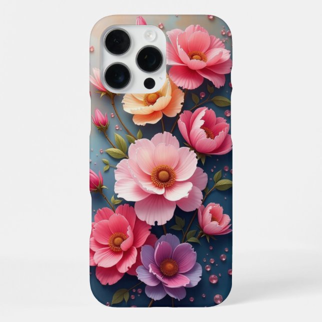 Funda Para iPhone Flores (Reverso )