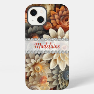 Flores 3D de colores de caída, personalizado de ma