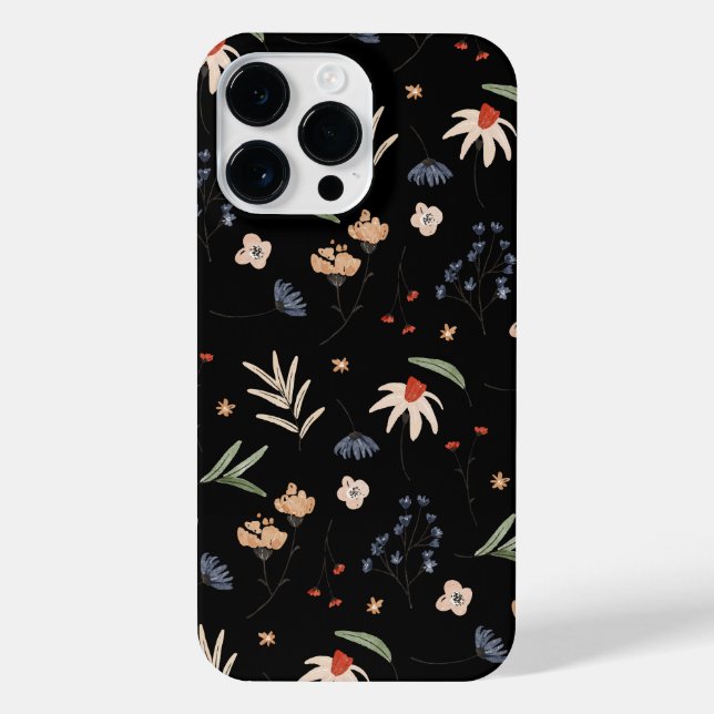 Funda Para iPhone Flores acuáticas simples 1 (Reverso)
