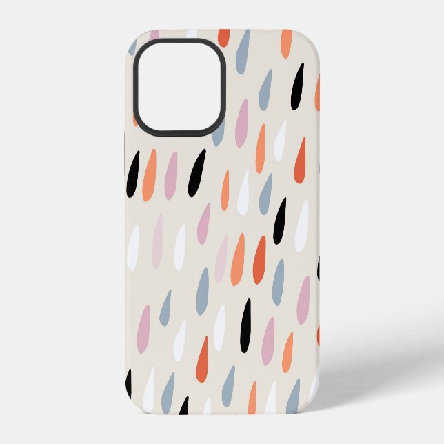 Funda Para iPhone Flores Art Deco: Seamless moderno (Reverso )