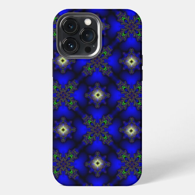 Funda Para iPhone Flores Artdeco en Estilo Retro (Reverso )