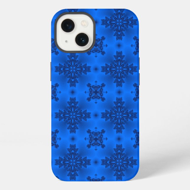 Funda Para iPhone Flores artdeco en estilo retro (Reverso )