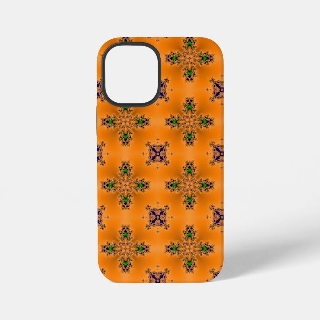Funda Para iPhone Flores Artdeco en estilo retro (Reverso )