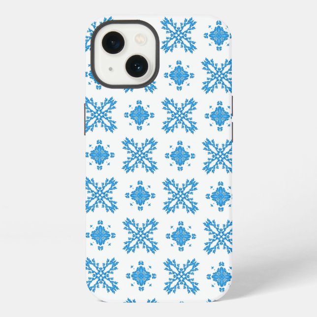 Funda Para iPhone Flores Artdeco en estilo retro (Reverso )