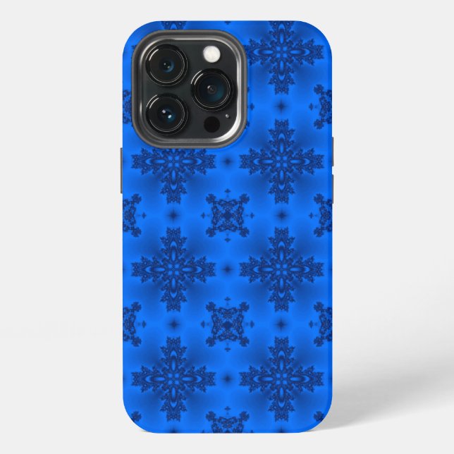 Funda Para iPhone Flores artdeco en estilo retro (Reverso )