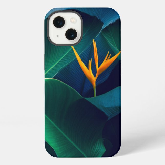 Funda Para iPhone Flores | Ave del Paraíso (Reverso )