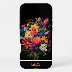 Funda Para iPhone 16 Pro Max Flores brillantes para refrescar el aire