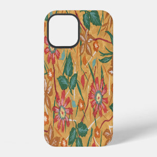 Funda Para iPhone 12 Flores de Acuarela Artísticas: Fondo Colorido.