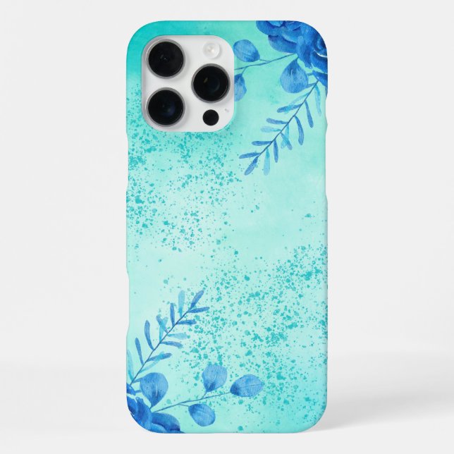 Funda Para iPhone Flores de acuarela de cereza (Reverso )