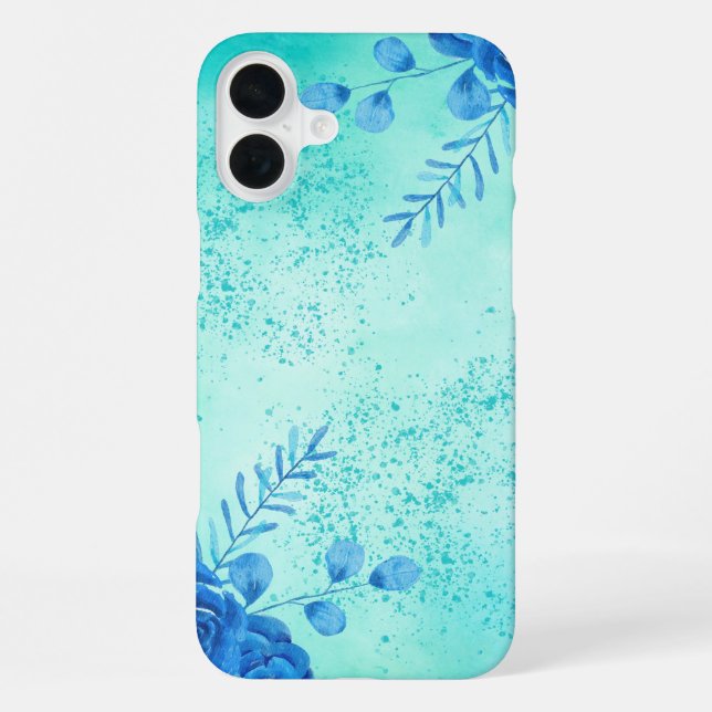 Funda Para iPhone Flores de acuarela de cereza (Reverso )