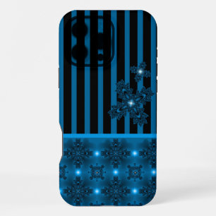 Funda Para iPhone 16 Pro Max Flores de arte en estilo retro