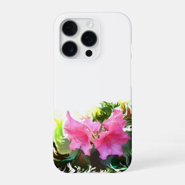 Funda Para iPhone Flores de Azalea (Reverso)