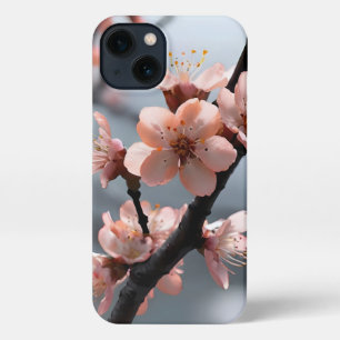 Flores de cerezo iPhone 13 Slim Fit Funda, brillan