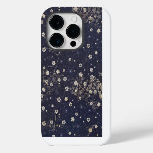 Funda Para iPhone 14 Pro Flores de cerezo o ciruelo japonesas vintage estre