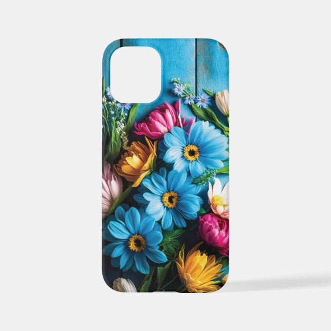 Funda Para iPhone Flores de colores (Reverso )
