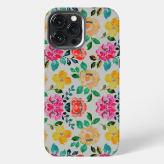 Funda Para iPhone 13 Pro Max Flores de colores espectaculares