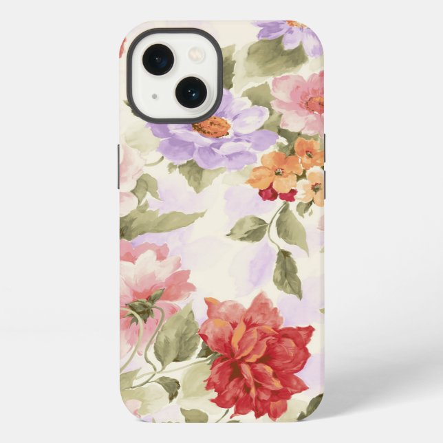 Funda Para iPhone Flores de jardín (Reverso )