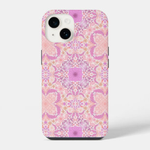 Funda Para iPhone 14 Flores de jardín retro en rosa