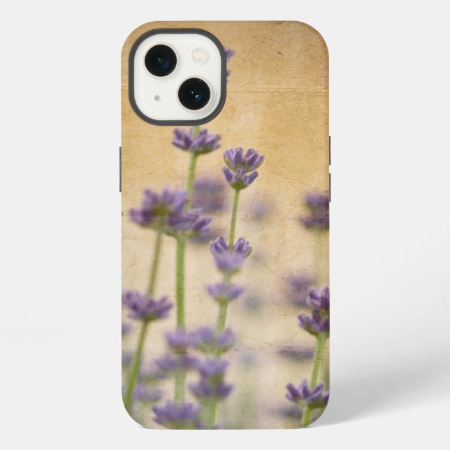 Funda Para iPhone Flores de lavanda de bonito (Reverso )