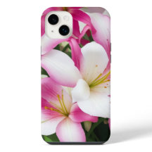 flores de lirio blanco y rosa