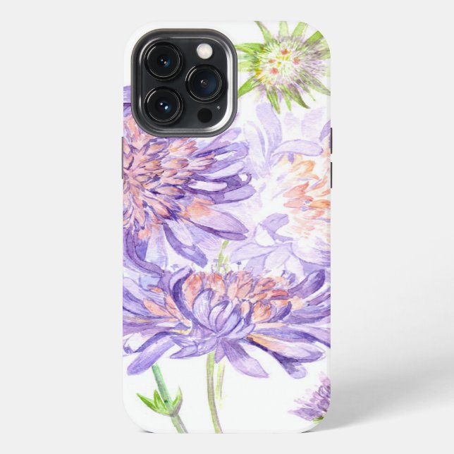 Funda Para iPhone flores de pradera (Reverso )