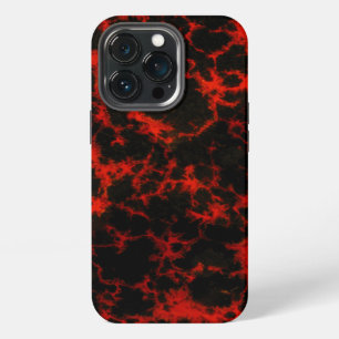 Funda Para iPhone 13 Pro Flores de rojo y negro de energía