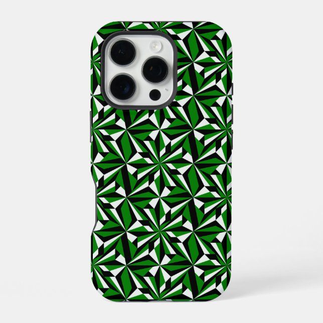 Funda Para iPhone Flores del desierto en verde (Reverso )