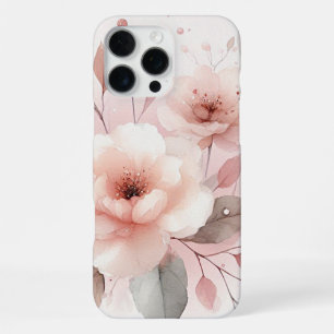 Funda Para iPhone 16 Pro Max Flores delicadas y sofisticadas de acuarela