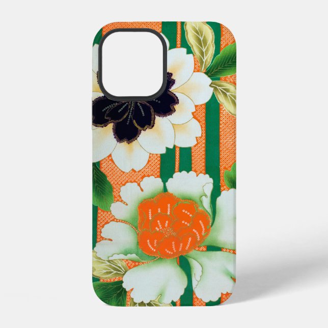Funda Para iPhone Flores, diseño japonés (Reverso )
