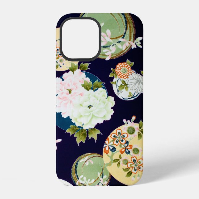 Funda Para iPhone Flores, diseño japonés (Reverso )