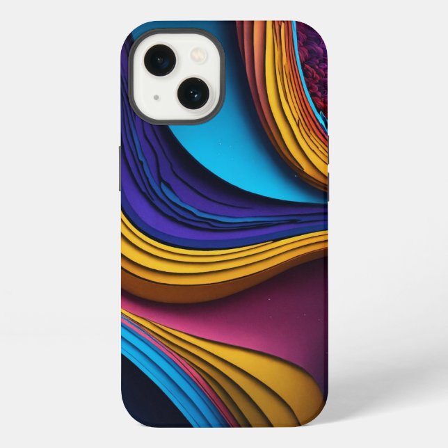 Funda Para iPhone Flores Etéreas (Reverso )