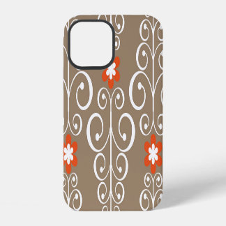 Funda Para iPhone 12 Flores geométricas: diseño sin foco vintage