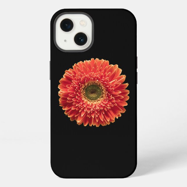 Funda Para iPhone Flores | Gerbera Daisy Naranja (Reverso )