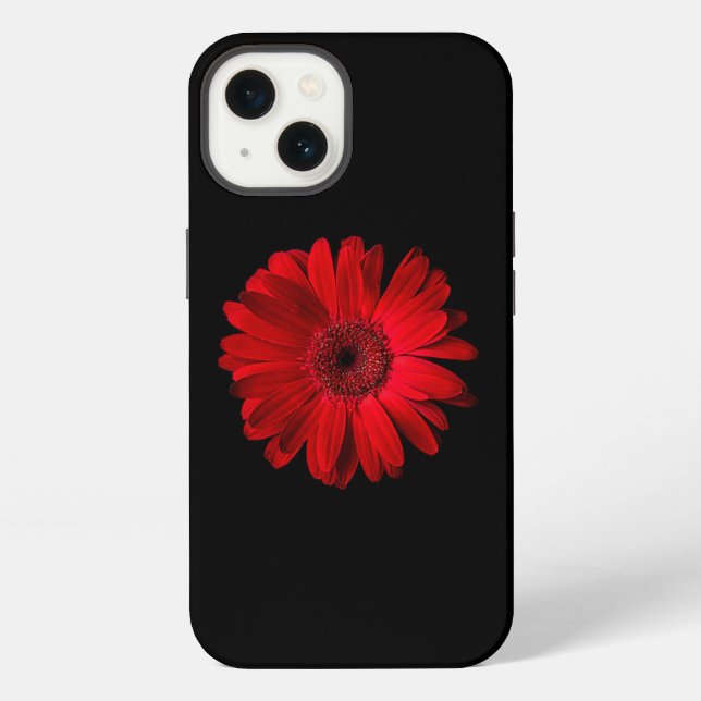 Funda Para iPhone Flores | Gerbera Daisy Roja (Reverso )