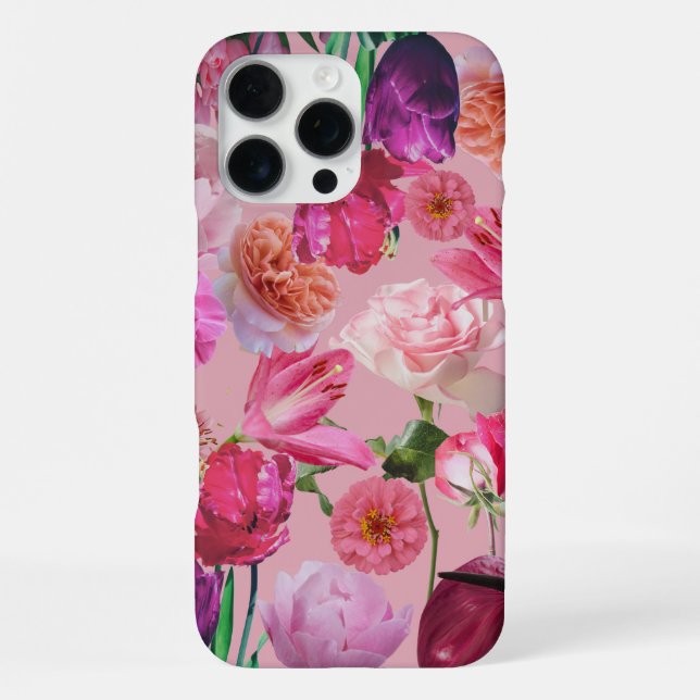 Funda Para iPhone Flores hermosas (Reverso )