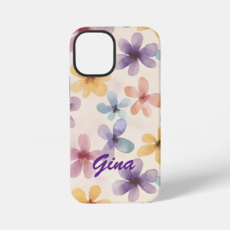 Funda Para iPhone 12 Mini Flores Hippie Retro Floral Pastel